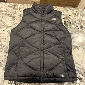 The North Face Charcoal Quilted Vest